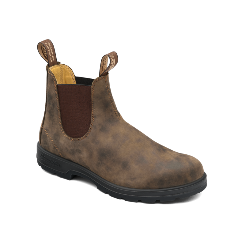 Blundstone leather lined boot in rustic brownBlundstone Shoes