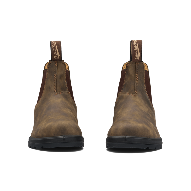 Bottillon Blundstone doublure en cuir brun rustiqueBlundstone Chaussures