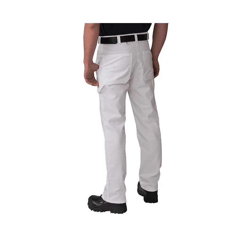 Pantalon de peintre blanc 65%poly/35%coton prérétréci - Big BillBig Bill Vetements
