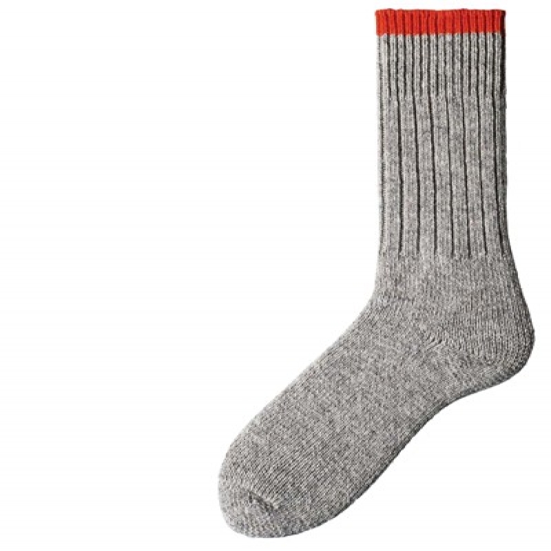 Duray thermal natural grey with red stripe sockDuray Accessories