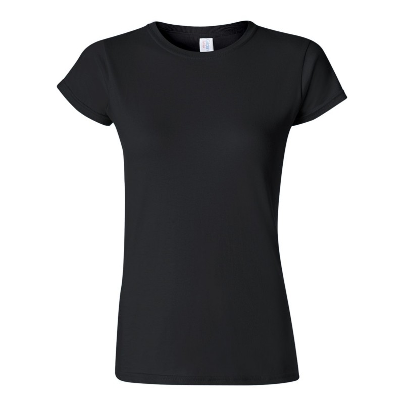 T-shirt Femme M/C 100% coton prérétréci - GildanGildan Vetements