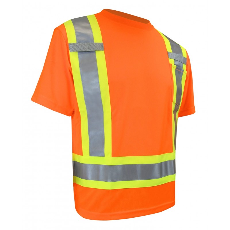 Jackfield short sleeve t-shirt with reflective stripesJackfield Workwear