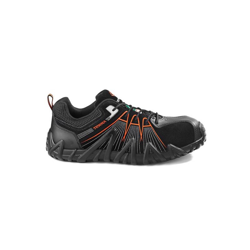 Terra Spider X black-orange safety sneakerTerra Shoes