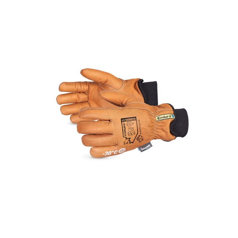 Gant de conducteur Endura® d'hiver de luxe en cuir fleur de chèvre - Superior GloveSuperior Glove Accessoires